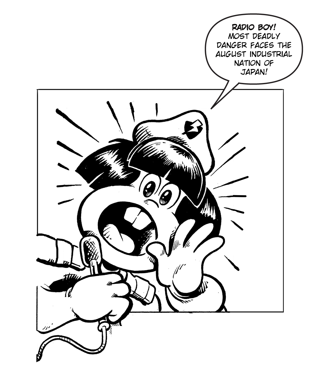 Calling Radio Boy panel 4